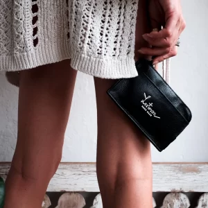 Kartenetui Geldbörse Schwarz