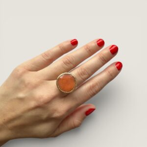 Prstan Karneol