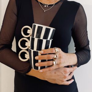 Rio black mug
